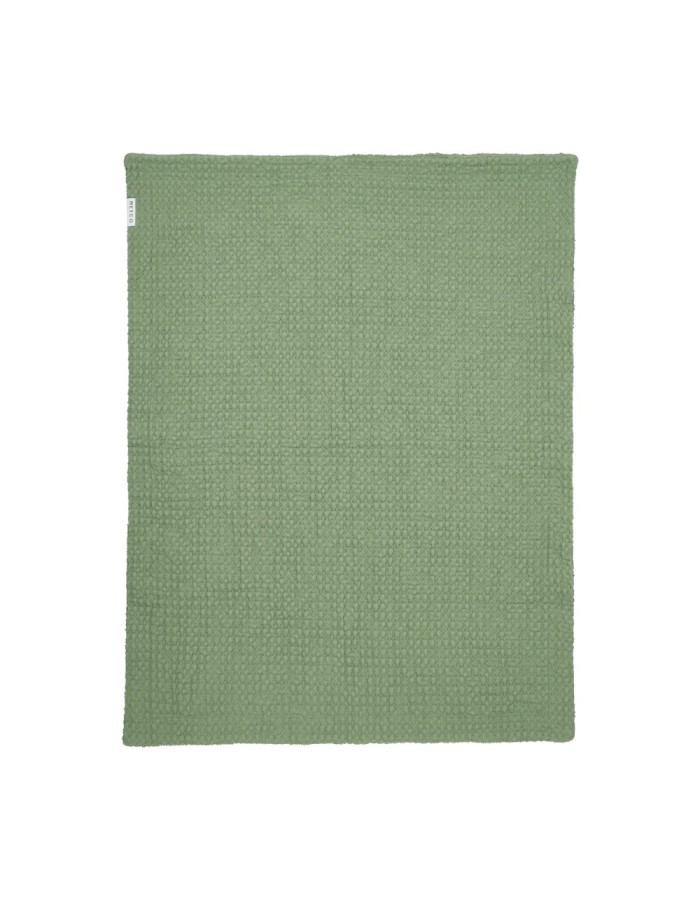 Meyco Κουβέρτα Waffle Teddy Olive Green 100x150cm  |  MEY-218.000.68.02