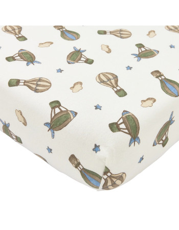 Meyco Σεντόνι με Λάστιχο Jersey Air Balloons Multicolour 70×140/150cm  |  MEY-264.226.00.05A