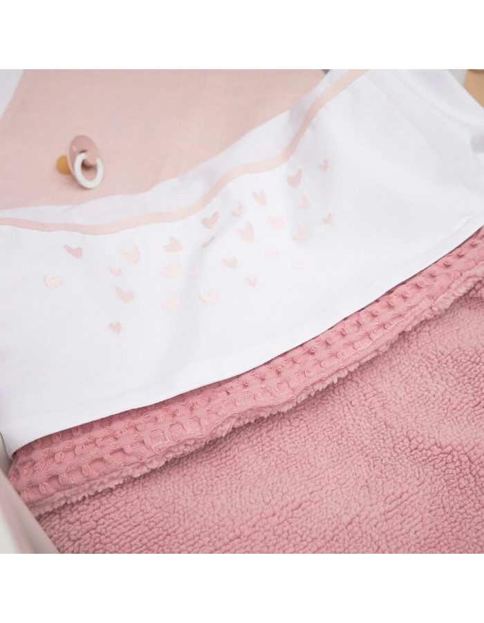 Meyco Σεντόνι Hearts Soft Pink 100x150cm  |  MEY-164.146.41.02