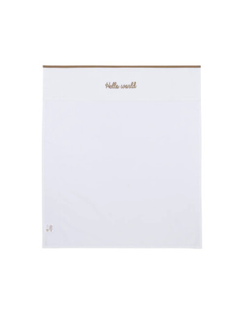 Meyco Σεντόνι Hello World Sand 100x150cm  |  MEY-414174
