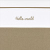 Meyco Σεντόνι Hello World Sand 100x150cm  |  MEY-414174
