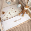 Meyco Σεντόνι Hello World Sand 100x150cm  |  MEY-414174