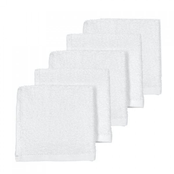Meyco Πετσετάκια Λαβέτες Πακέτο των 6 (30x30cm) - White