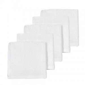 Meyco Πετσετάκια Λαβέτες Πακέτο των 6 white (30x30cm)