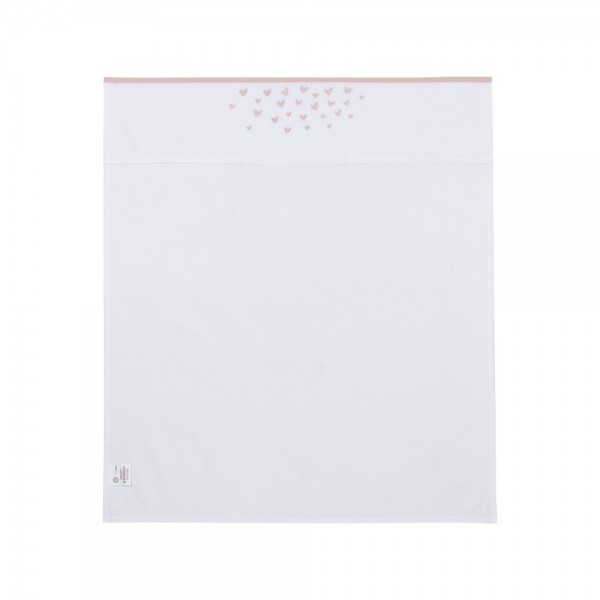 Meyco Σεντόνι Hearts Soft Pink 100x150cm