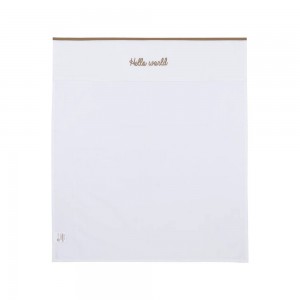 Meyco Σεντόνι Hello World Sand 100x150cm