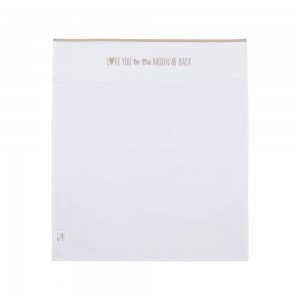 Meyco Σεντόνι Love you to the moon & back Sand 100x150cm
