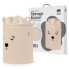 Sipo Πολυχρηστικό Καλάθι Premium Μπουκλέ Μπεζ Αρκουδάκι 43L