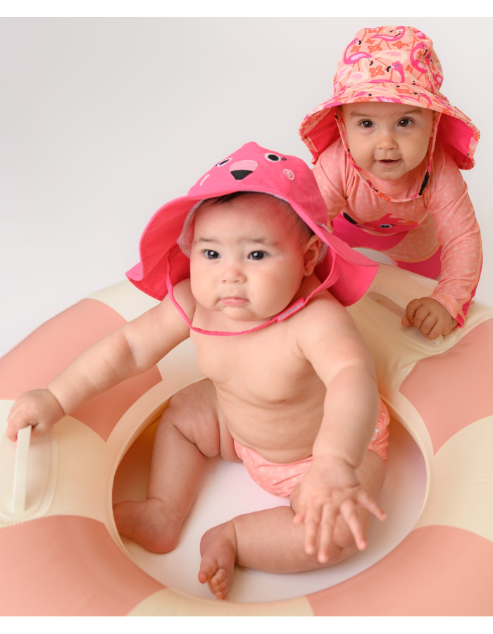 Σετ Μαγιό και Καπέλο UPF50  Franny the Flamingo