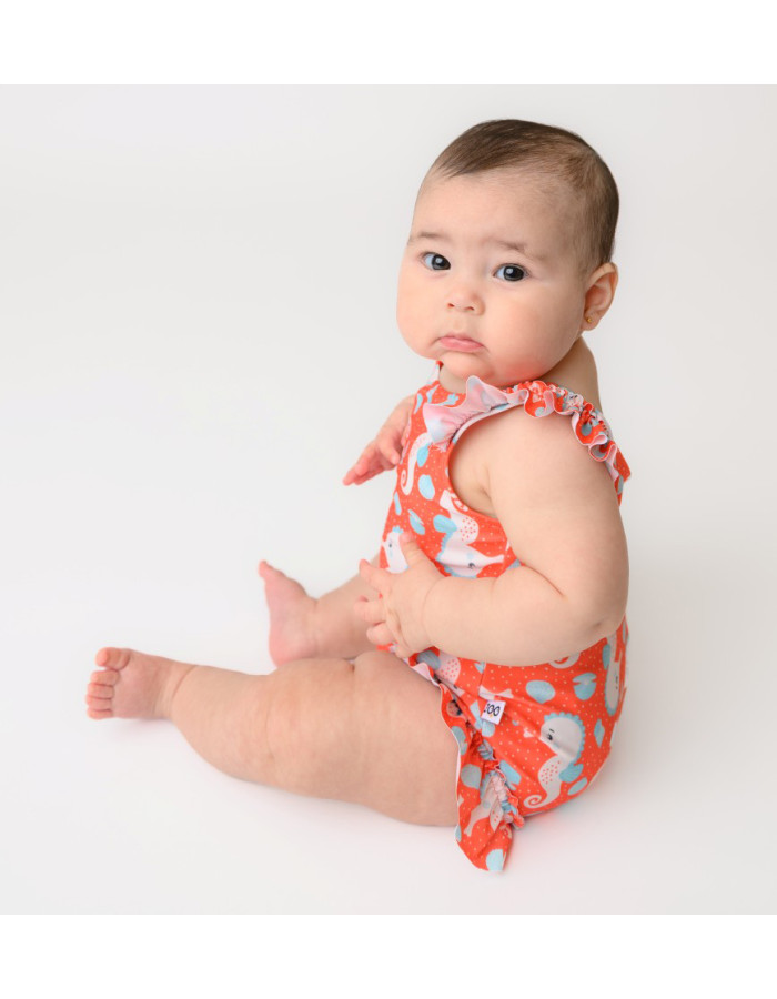 Ολόσωμο μαγιώ Sally the Seahorse - 12-24m