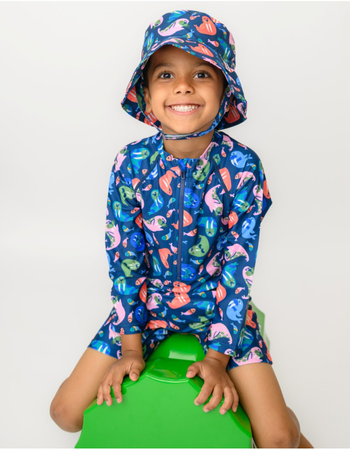 Zoocchini Cape Sunhat UPF50 Walrus