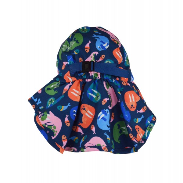 Zoocchini Cape Sunhat UPF50 Walrus - 6-24m
