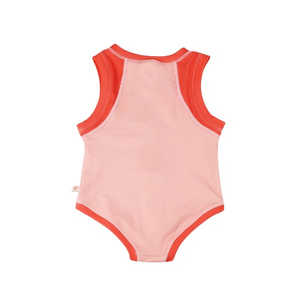 Zoocchini Ολόσωμο Μαγιώ με Στάμπα Strawberry/Pink-Red - 12-24m