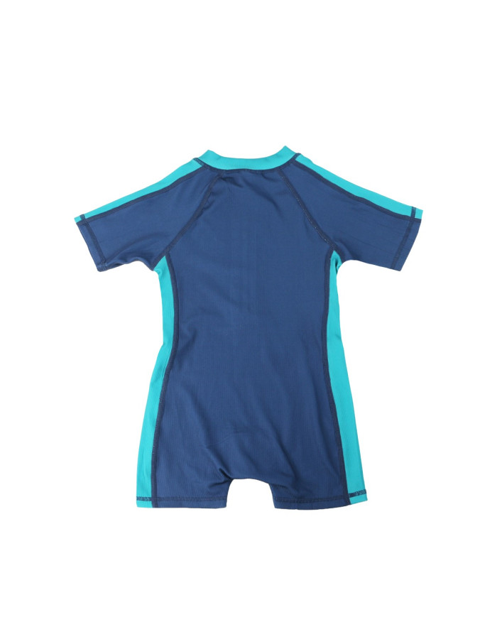 Zoocchini Κοντομάνικο Surf Suit με Στάμπα Walrus/Dark Blue