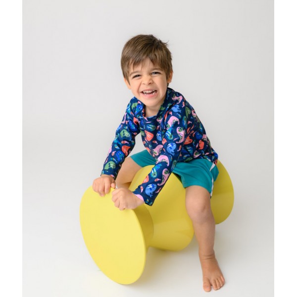 Σετ UV Μαγιώ Bucket Καπέλο Μπλούζα Walrus - 12-24m