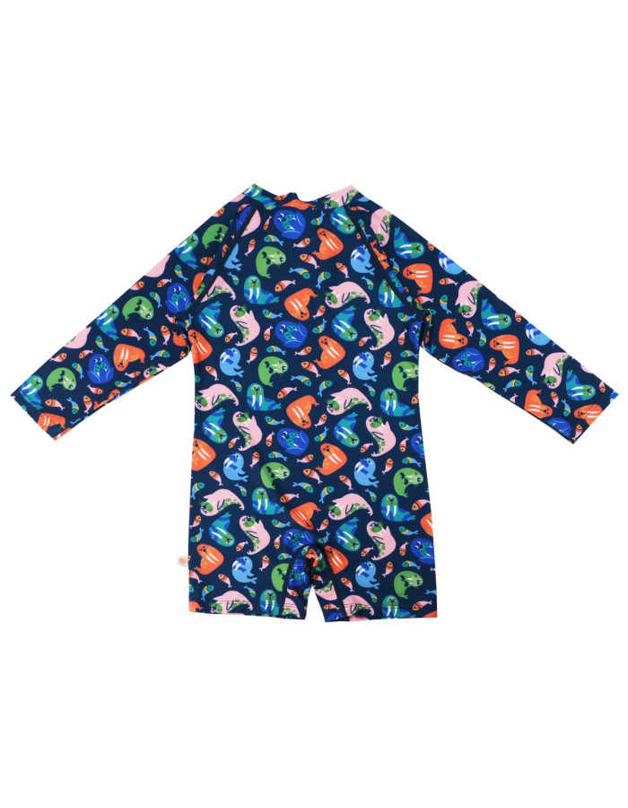 Zoocchini Surf Suit UPF50 Wally the Walrus  blue