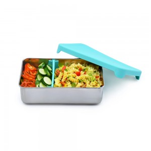 Melii – Stainless Steel Bento 2 θέσεων 740ml Μπλε