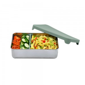 Melii – Stainless Steel Bento 2 θέσεων 740ml Sage