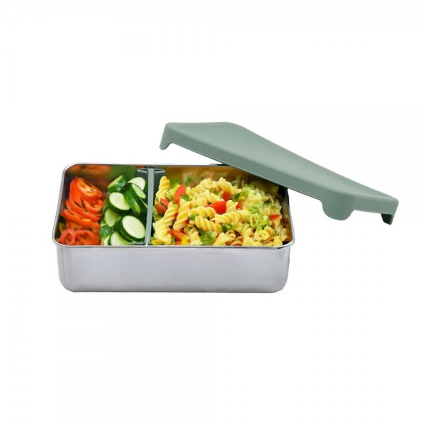 Melii – Stainless Steel Bento 2 θέσεων 740ml Sage