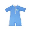 Zoocchini Κοντομάνικο Surf Suit με Στάμπα Dino/Med Blue - 12-24m