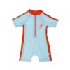 Zoocchini Κοντομάνικο Surf Suit με Στάμπα Lobster/Light Blue - 12-24m