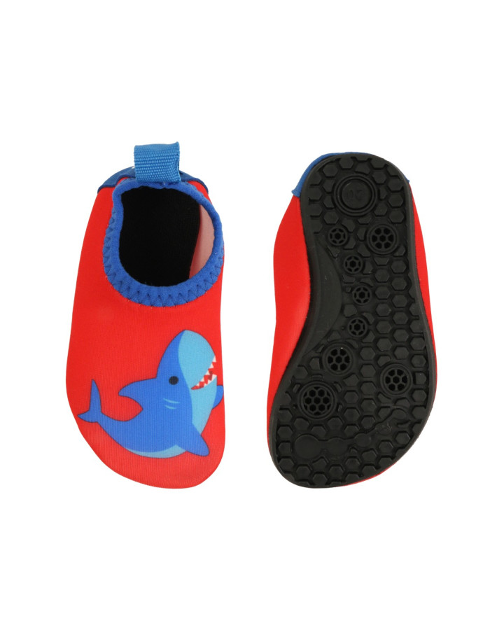 Zoocchini Παπουτσάκια Θαλάσσης Shark - size 8  |  ZOO12710-size 8