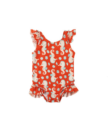 Ολόσωμο μαγιώ Sally the Seahorse - 12-24m