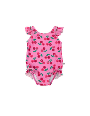 Zoocchini Kids One-Piece Swimsuit Cherry