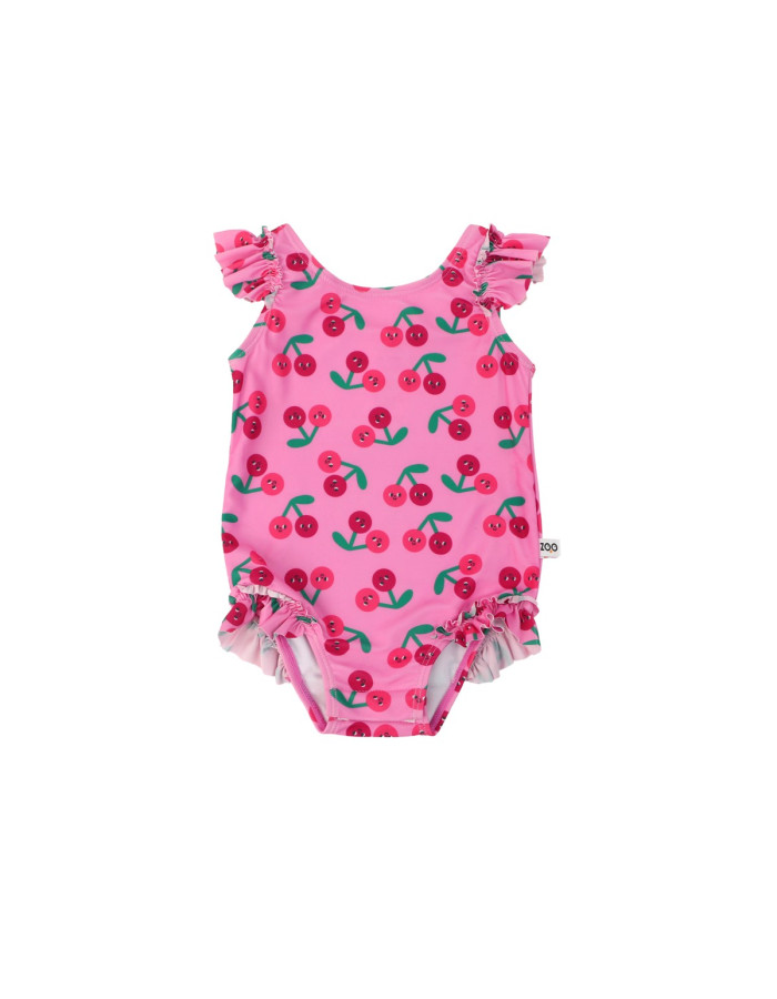 Zoocchini Kids One-Piece Swimsuit Cherry