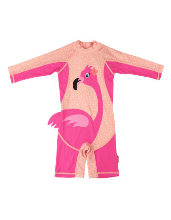 Zoocchini Surf Suit UPF50 Franny the Flamingo - 12-24m  |  ZOO12424-12-24M