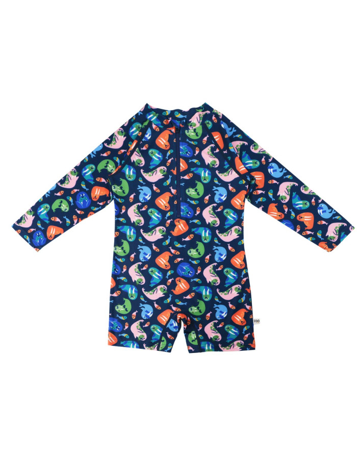 Zoocchini Surf Suit UPF50 Wally the Walrus  blue
