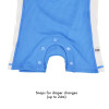 Zoocchini Κοντομάνικο Surf Suit με Στάμπα Dino/Med Blue - 12-24m