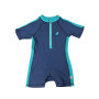 Zoocchini Κοντομάνικο Surf Suit με Στάμπα Walrus/Dark Blue - 12-24m  |  ZOO12803-12-24M