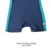Zoocchini Κοντομάνικο Surf Suit με Στάμπα Walrus/Dark Blue