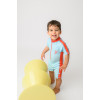 Zoocchini Κοντομάνικο Surf Suit με Στάμπα Lobster/Light Blue
