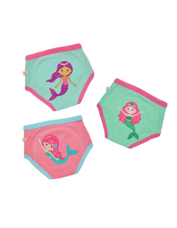 Zoocchini Set Kids Underwear Potty Training Pants Multicolour – Mermaids 