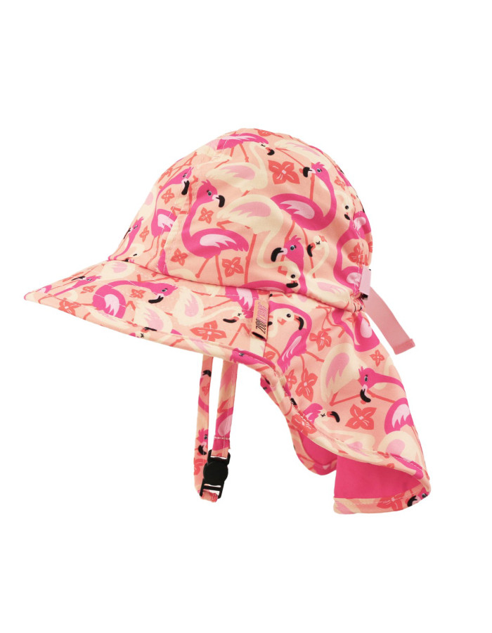 Zoocchini Cape Sunhat UPF50 Franny the Flamingo