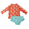 Zoocchini Σετ UV Μαγιώ και Μπλούζα Sally the Seahorse red Zoocchini Σετ UV Μαγιώ και Μπλούζα Sally the Seahorse red