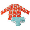 Zoocchini Σετ UV Μαγιώ και Μπλούζα Sally the Seahorse red Zoocchini Σετ UV Μαγιώ και Μπλούζα Sally the Seahorse red