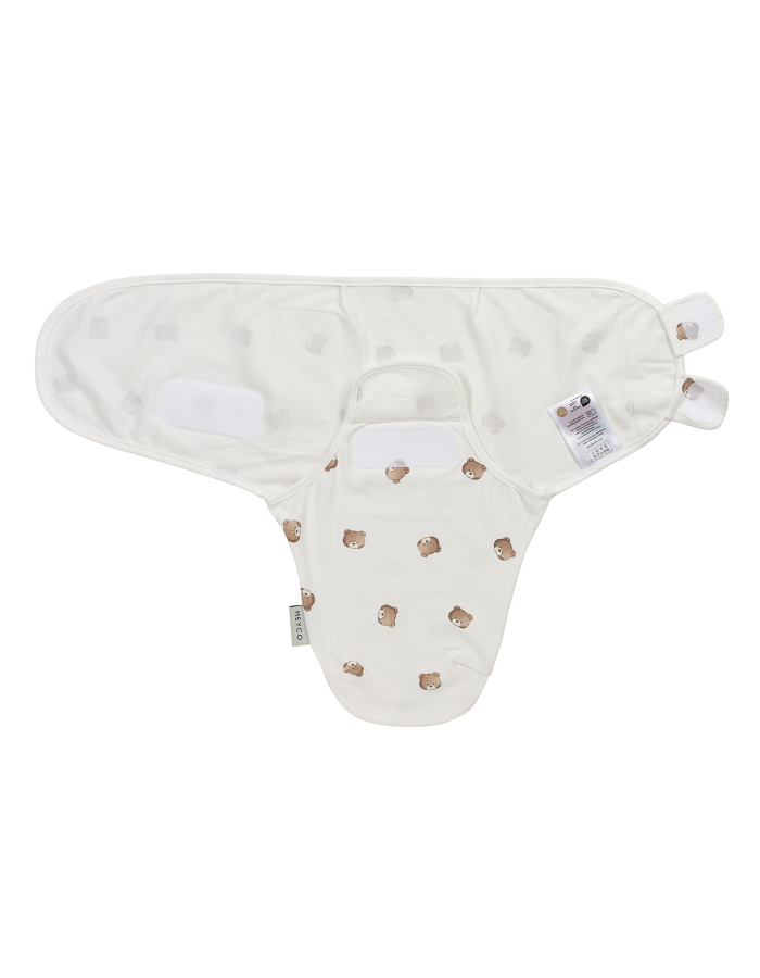 Meyco Swaddle Bear Multicolor 0-3 μηνών  |  MEY-155.242.00.01A
