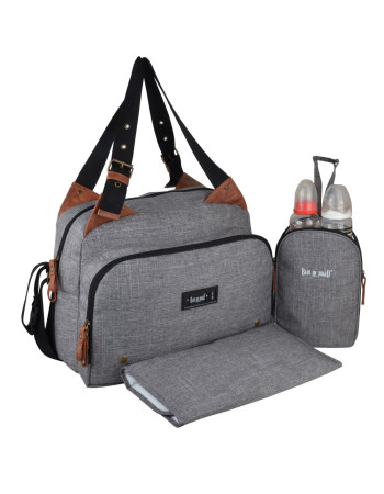 BoB Paris Tote Bag City Grey  |  BOB-216730_001