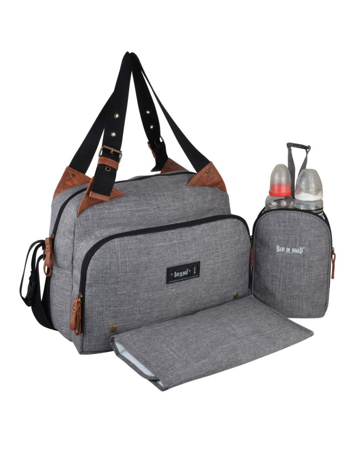 BoB Paris Tote Bag City Grey  |  BOB-216730_001