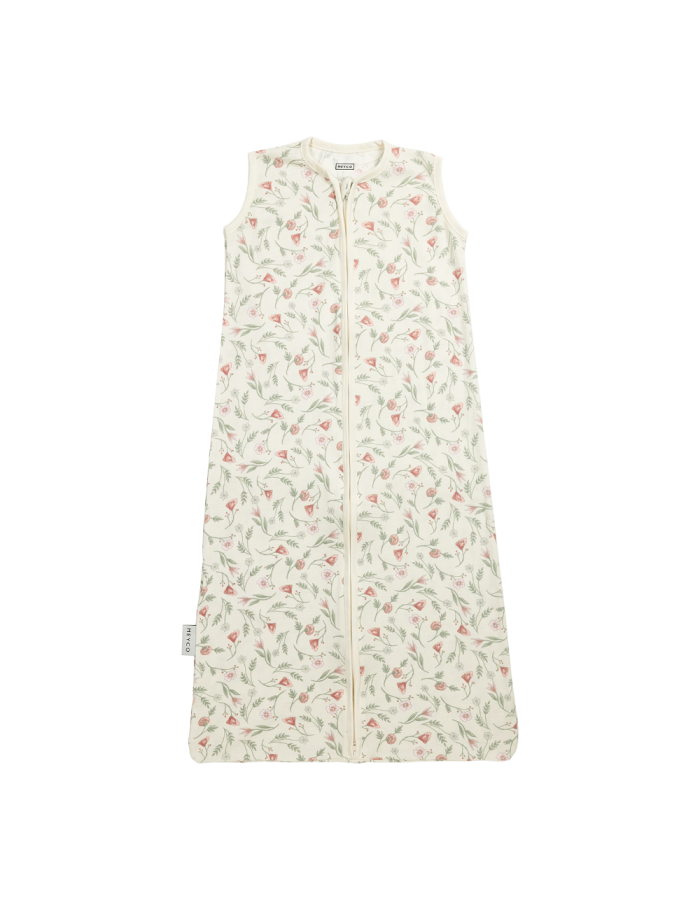 Meyco Καλοκαιρινός Υπνόσακος Jersey Flower Multicolour 0.3 Tog - 90cm  |  MEY-195.254.00.02