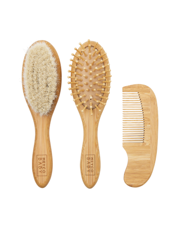 Meyco Βρεφικό Σετ Περιποίησης Μαλλιών Bamboo Natural (3 τεμ.)  |  MEY-293.000.76.00