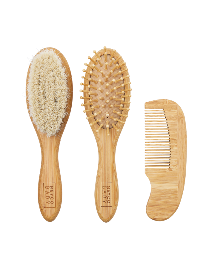 Meyco Βρεφικό Σετ Περιποίησης Μαλλιών Bamboo Natural (3 τεμ.) | MEY-293.000.76.00 Meyco Βρεφικό Σετ Περιποίησης Μαλλιών Bamboo Natural (3 τεμ.) | MEY-293.000.76.00