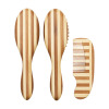 Meyco Βρεφικό Σετ Περιποίησης Μαλλιών Bamboo Stripe Natural/Walnut (3 τεμ.)  |  MEY-293.132.CX.00