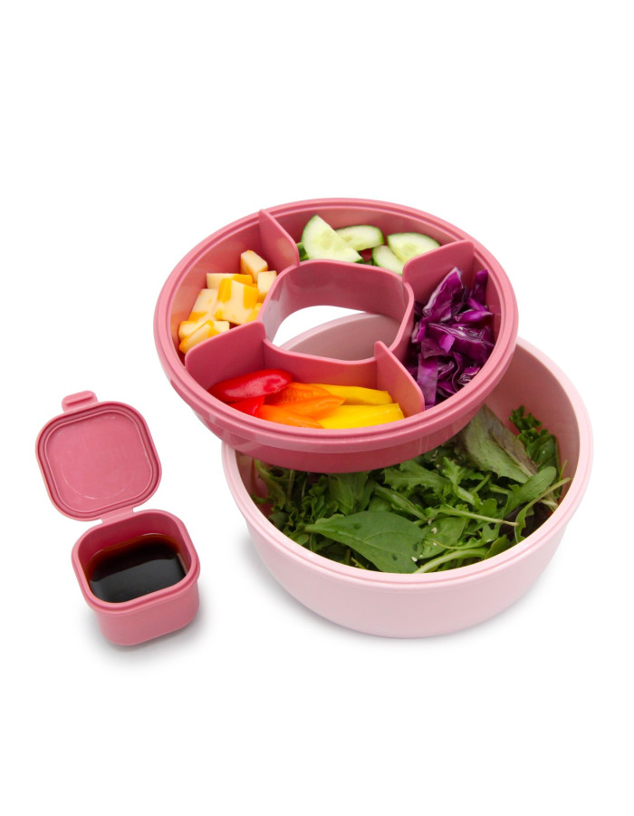 Melii – Δοχείο για Σαλάτα 1600ml - Berry/Blush  |  MEL27520