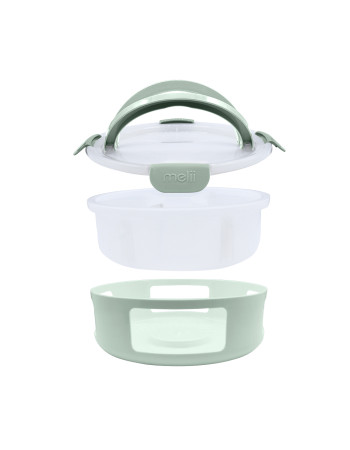Melii – Στρογγυλό Snackle Box με Χωρίσματα Sage | MEL26320 Melii – Στρογγυλό Snackle Box με Χωρίσματα Sage | MEL26320