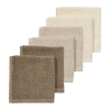 Meyco Πετσετάκια Λαβέτες Πακέτο των 6 Natural/Soft Sand/Taupe (30x30cm) | MEY-167.000.DB.02E Meyco Πετσετάκια Λαβέτες Πακέτο των 6 Natural/Soft Sand/Taupe (30x30cm) | MEY-167.000.DB.02E