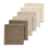 Meyco Πετσετάκια Λαβέτες Πακέτο των 6  Natural/Soft Sand/Taupe (30x30cm)  |  MEY-167.000.DB.02E